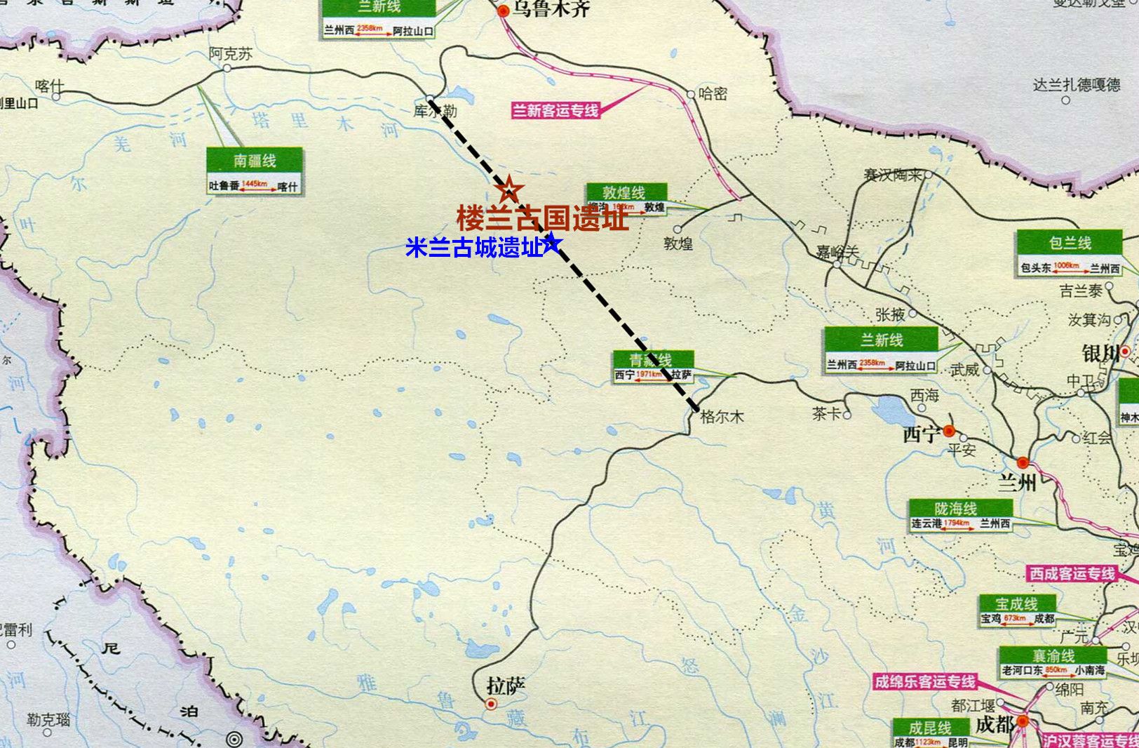 格库铁路最长大桥贯通，通车后武汉人可坐火车去女儿国遗址